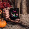 My Favorite People Call Me Nana Personalized Mug, Black Casual Gift for Fun Grandmothers with Custom Name