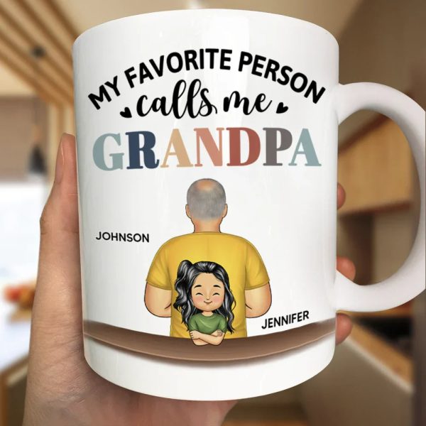 My Favorite People Call Me Papa - Personalized Mug