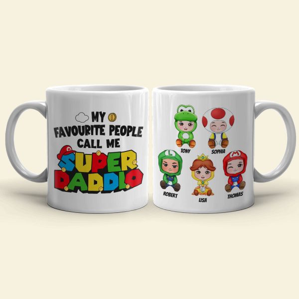 My Favorite People Call Me Super Dad 03HTTI150523HA Personalized Mug