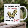 My Favorite Place In A The World, Gift For Couple, Personalized Mug, Naughty Nut Couple Mug, Couple Gift