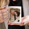 My Favorite Place Is Next To You - Upload Image, Gift For Couples - Personalized Mug