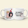 My Favorite Place Is Your Hug Personalized Funny Couple Coffee Mug Gift For Couple