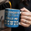 My Favorite Police Officer Calls Me Mom Mug - Personalized Custom Coffee Mug - MOM133_MG