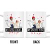 My Favorite Thing Romantic Cartoon Couple Mug - Personalized Custom Coffee Mug - CPL257_MG