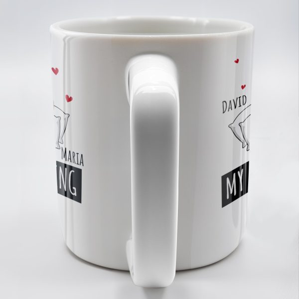 My Favorite Thing Romantic Cartoon Couple Mug - Personalized Custom Coffee Mug - CPL257_MG