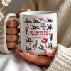 My Favorite Thing To Do Is You, Lips and Hearts Design - Personalized Custom Coffee Mug - CPL104_MG