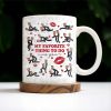 My Favorite Thing To Do Is You, Lips and Hearts Design - Personalized Custom Coffee Mug - CPL104_MG