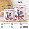 My Favorite Thing To Do Is You Romantic Couple - Personalized White Edge-to-Edge Mug
