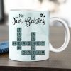 My Fur Babies Pets Crossword - Personalized Mug - Sentimental Gift for Pet Lovers, Dog Mom, Cat Mom