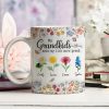 My Grandkids Make My Life More Grand - Personalized White Edge-to-Edge Mug - Gift For Grandma, Grandpa, Kids, Family HH01