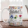 My Grandkids Make My Life More Grand - Personalized White Edge-to-Edge Mug - Gift For Grandma, Grandpa, Kids, Family HH01