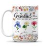 My Grandkids Make My Life More Grand - Personalized White Edge-to-Edge Mug - Gift For Grandma, Grandpa, Kids, Family HH01