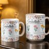 My Grandkids Make My Life More Grand With Flowers And Butterflies - Personalized Custom Coffee Mug - GRK115_MG