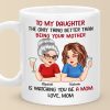 My Greatest Reward Is Seeing You Thrive As A Mother - Family Personalized Custom Mug - Gift For Mom, Daughter