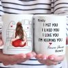My Heart Found Its Match In You - Couple Personalized Custom Mug - Gift For Husband Wife, Anniversary