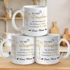 My Heart Is Always With You - Family Personalized Custom Mug - Mother's Day, Gift For Mom, Daughter
