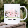 My Heart Is Wherever You Are, Personalized Mug, Gift For Couple