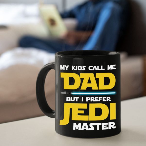 My Kids Call Me Dad Personalized Black Mug 02nati100523tm