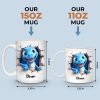 My Little Dino - Family Personalized Custom 3D Mug - Christmas Gift For Family Members