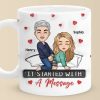 My Love For You Reaches Beyond Measure - Couple Personalized Custom 3D Inflated Effect Printed Mug - Gift For Husband Wife, Anniversary