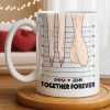 My Love For You Will Never SAG, Mugshot Chart Design - Personalized Custom Coffee Mug - CPL1284_MG