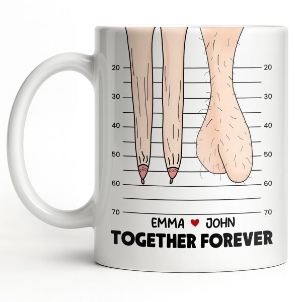 My Love For You Will Never SAG, Mugshot Chart Design - Personalized Custom Coffee Mug - CPL1284_MG