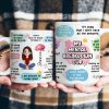 My Mental Breakdown Cup Cartoon With Birth Flower - Personalized Mug