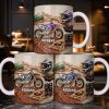 My Moto Enthusiast With Motorcycle And Gear - Personalized Custom Coffee Mug - HOB097_MG