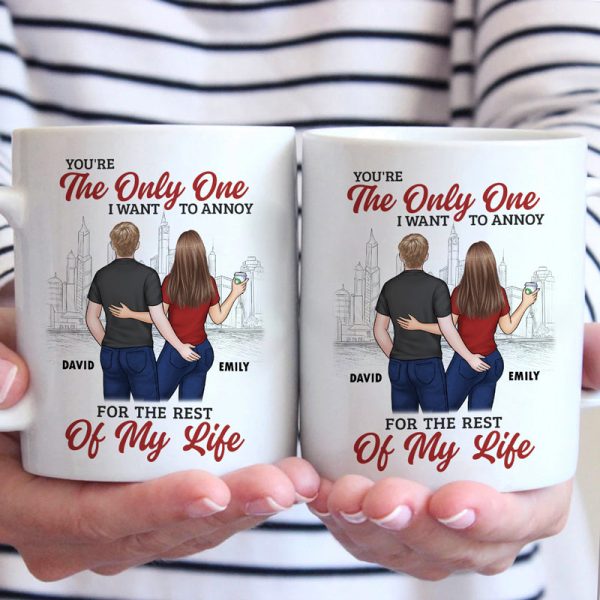 My Number One, Always - Couple Personalized Custom Mug - Gift For Husband Wife, Anniversary
