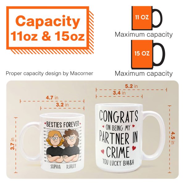 My Partner In Crime - Personalized Mug