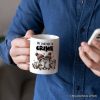My Partner in Crime Love Racoons Personalized Mug For Couple, Funny Vintage Retro Gift With Custom Names