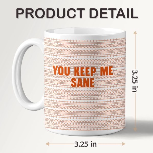 My Peace Of Mind - Friend Mug - Gift For Best Friends, Sisters, Family Members, Coworkers