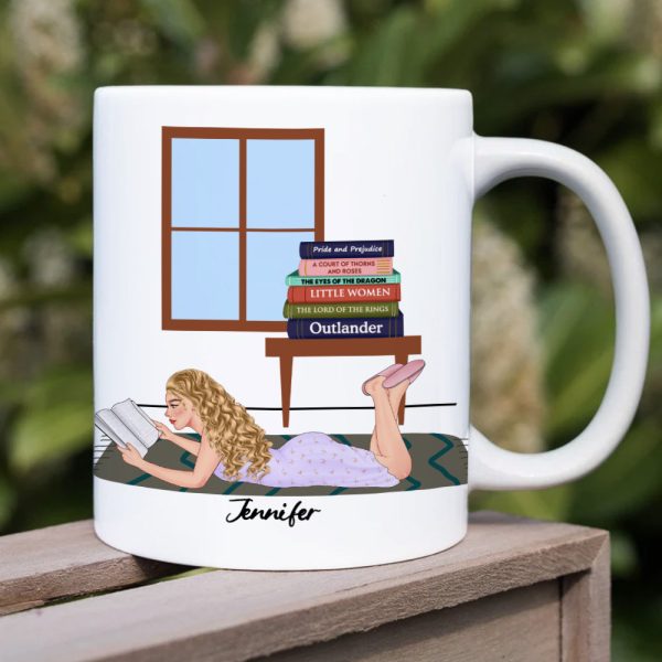 My Perfect Day, Personalized Mug, Gifts For Book Lover