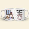My Perfect Day, Personalized Mug, Gifts For Book Lover