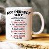 My Perfect Day, Personalized Mug, Gifts For Book Lover