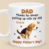 My poop, Your Proud Moment - Dog Personalized Custom Mug - Father's Day, Gift For Pet Owners, Pet Lovers