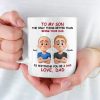 My Proudest Moments Now Are Seeing You As A Dad - Family Personalized Custom Mug - Father's Day, Gift For Son