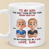 My Proudest Moments Now Are Seeing You As A Dad - Family Personalized Custom Mug - Father's Day, Gift For Son
