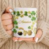 My Shamrock Leprechaun Hat And Rainbow Mug - Personalized Custom Coffee Mug - FAM802_MG