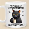My Spirit Animal Is A Grumpy Cat - Friend Personalized Custom Mug - Christmas Gift, Birthday Gift For Best Friends, Family Members, Coworkers, Yourself
