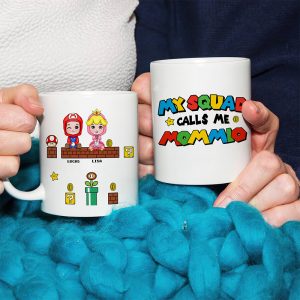 My Squad Calls Me, Gift For Mom, Personalized Mug, Gamer Dad And Kids Mug 03HUTI300523HA