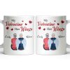 My Valentine Has Wings Angel Wings Design - Personalized Custom Coffee Mug - CPL1367_MG