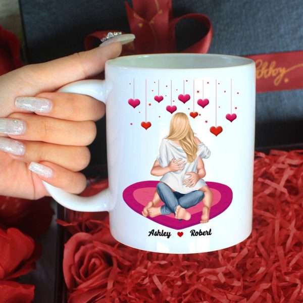 My Wife Is Hotter Than My Coffee, Personalized White Mug, Gift For Couple