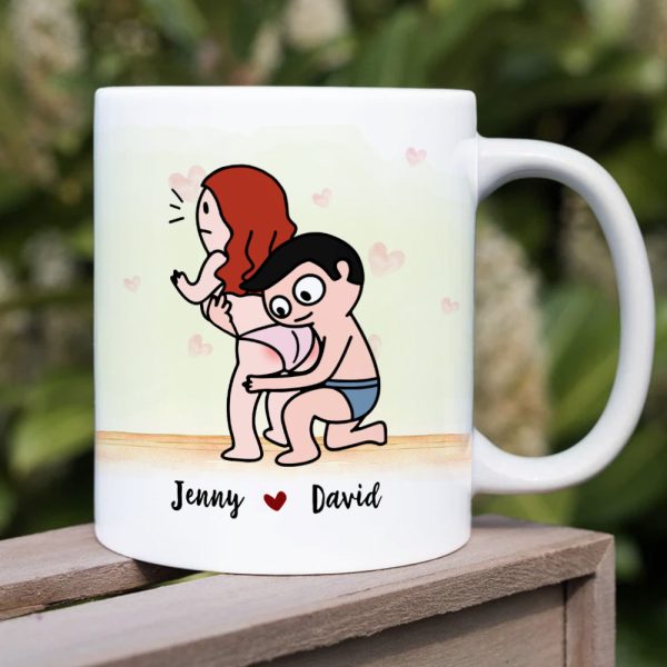 My Wife Is The Most Amazing Butt, Gift For Wife, Personalized Mug, Funny Couple Mug