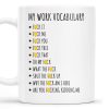 My Work Vocabulary Playfully Censored Coffee Mug - Personalized Custom Coffee Mug - COL029_MG