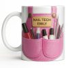 Nail Tech Essential Tools Design - Personalized Custom Coffee Mug - JBS088_MG