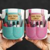 Nail Tech Essential Tools Design - Personalized Custom Coffee Mug - JBS088_MG