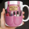 Nail Tech Essential Tools Design - Personalized Custom Coffee Mug - JBS088_MG