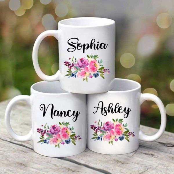 Name Mug For Women And Girl Birthday Gift For Her Personalized Coffee Mug