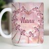 Nana, Heart Stained Glass - Personalized Custom Coffee Mug - GRM112_MG